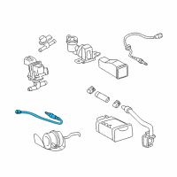 OEM Toyota Prius Oxygen Sensor Diagram - 89465-47050