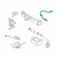 OEM 2002 Toyota Prius Oxygen Sensor Diagram - 89465-47060