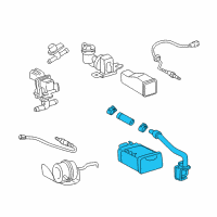 OEM Toyota Prius Vapor Canister Diagram - 77740-47030