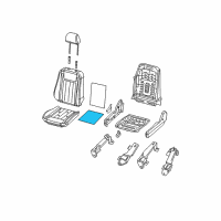 OEM Dodge Durango Pad Diagram - 5000013AA
