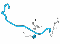 OEM BMW M4 ANTI-ROLL BAR, FRONT Diagram - 31-35-8-091-421