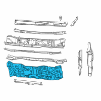 OEM Chrysler 200 Dash Panel-Dash Diagram - 68188406AH