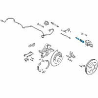 OEM 2011 Ford F-150 Caliper Mount Kit Diagram - 4U2Z-2321-BA