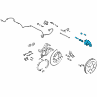 OEM 2007 Lincoln Mark LT Caliper Diagram - 6L3Z-2553-AC