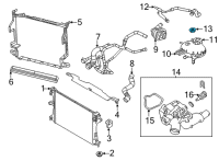 OEM 2014 Ram ProMaster 3500 Clamp-Hose Diagram - 6106139AA