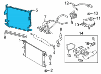 OEM 2019 Jeep Renegade SHROUD-Radiator Diagram - 68440736AA