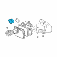 OEM 2003 Buick LeSabre Air Mass Sensor Diagram - 19112543