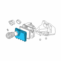 OEM 2002 Pontiac Grand Prix Cover-Air Cleaner Housing Diagram - 24508570