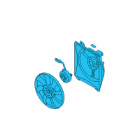 OEM Hyundai Accent Blower Assembly-Conderser Diagram - 97730-1E000