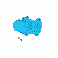 OEM 2002 Chrysler Sebring Engine Starter Diagram - 4606875AC