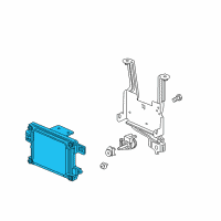 OEM Acura MDX Radar Sub-Assembly Diagram - 36802-TYR-A03