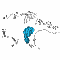 OEM 2014 Chevrolet Cruze Turbocharger Diagram - 55581063