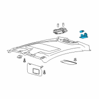 OEM Ford Fiesta Cargo Lamp Diagram - E6RY-13776-A