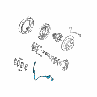 OEM Kia Amanti Sensor Assembly-Rear Abs R Diagram - 599303F100