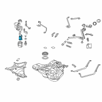 OEM Scion Fuel Pump Diagram - 23220-28440