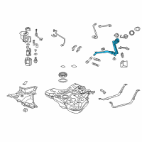 OEM Scion Filler Pipe Diagram - 77201-12820