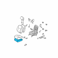 OEM Toyota Seat Cushion Pad Diagram - 71512-0E070