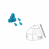 OEM BMW X3 Bulb Socket, Right Diagram - 63-21-3-418-440