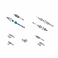 OEM 2007 Toyota Camry CV Joints Diagram - 43030-33041