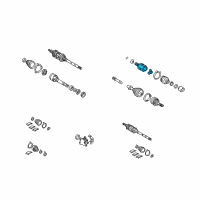 OEM Toyota Camry CV Joints Diagram - 43040-28021