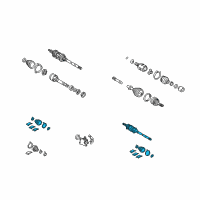 OEM Lexus Shaft Assy, Front Drive Outboard Joint, RH Diagram - 43460-39156