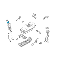 OEM 1994 Infiniti G20 Grommet Diagram - 17240-50Y00