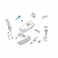 OEM Nissan Xterra Hose-Evaporation Diagram - 17337-4S501