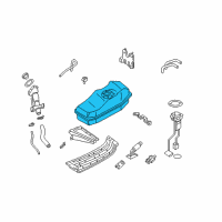 OEM 2003 Nissan Xterra Fuel Tank Assembly Diagram - 17202-5S820