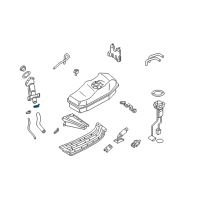 OEM Nissan Xterra Clamp Diagram - 01555-00911