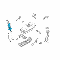 OEM 2004 Nissan Xterra Tube Assy-Filler Diagram - 17221-5S801