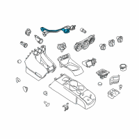 OEM 2012 Ford Transit Connect AC Switch Diagram - 2M5Z-19B888-BA