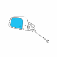 OEM 2015 Jeep Grand Cherokee Glass-Mirror Replacement Diagram - 68082632AB