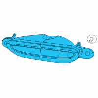 OEM Dodge Lamp-Center High Mounted Stop Diagram - 5113616AA