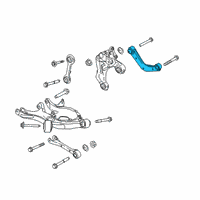 OEM 2017 Lincoln MKX Upper Control Arm Diagram - E1GZ-5500-A