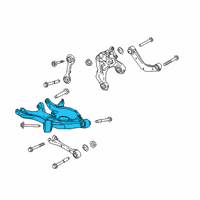 OEM Lincoln MKX Lower Control Arm Diagram - H2GZ-5500-A