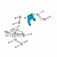 OEM 2018 Lincoln MKX Knuckle Diagram - E1GZ-5B759-B