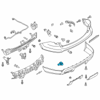 OEM 2015 Ford Explorer Park Sensor Diagram - DA8Z-15K859-A