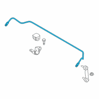 OEM 2012 BMW 750Li Stabilizer, Rear Diagram - 33-55-6-788-629