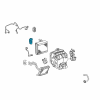 OEM 2011 Toyota Camry Expansion Valve Diagram - 88515-33020