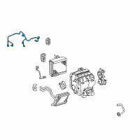 OEM Toyota Highlander Wire Harness Diagram - 82212-33031
