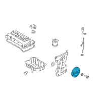 OEM Kia PULLEY-DAMPER Diagram - 231242G700