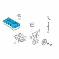 OEM 2013 Kia Forte Cover Assembly-Rocker Diagram - 224102G100