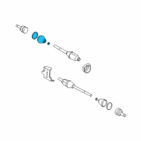 OEM 2009 Mercury Mariner Inner Boot Diagram - 5L8Z-3A331-FA