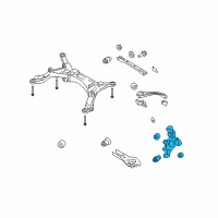 OEM 2008 Ford Taurus Knuckle Diagram - 5G1Z-5B759-AA