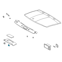 OEM Lexus Holder, Visor Diagram - 74348-12040-E3