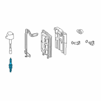 OEM 2014 Honda Accord Spark Plug (Ilzkar7E Diagram - 12290-5K0-A01