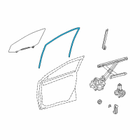 OEM 2012 Toyota Matrix Run Channel Diagram - 68141-02250