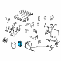 OEM Ford Fusion Fan Relay Diagram - 6E5Z-8B658-A