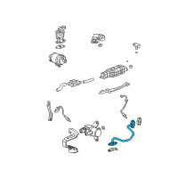 OEM Honda Pipe, EGR Diagram - 18717-RP3-A00