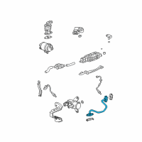 OEM 2010 Honda Fit Pipe, EGR Diagram - 18717-RP3-A00